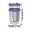 Portable Fruit Cup With Fork, Double-Layer Draining Salad Container, Leak-Proof Food Storage Box For Office, Picnic, And Travel