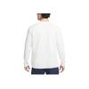 Nike Quick-Dry Knit Training Letter Dry Fleece Fitness Crew Neck Casual Long Sleeve Raglan T-Shirt Men Tops White FN3290-025