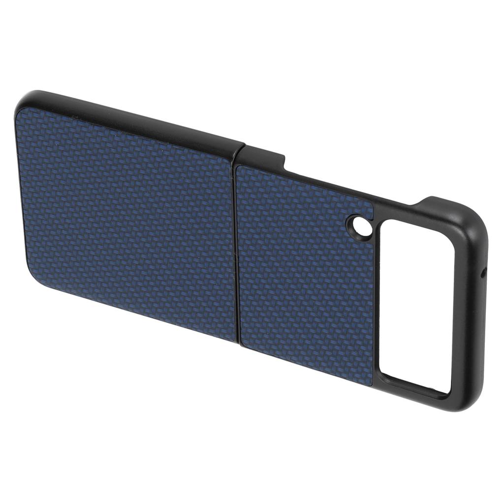 Handyhülle im Carbonfaser-Muster zum Aufklappen für Samsung Galaxy Z Flip 3 Schutzhülle