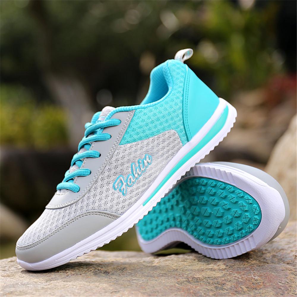 Buy Women Autumn Fashion Running Shoes Lightweight Comfortable Soft Outdoor Sport Walking