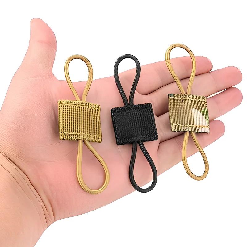 4pcs Tactical Gear Holder Molle Backpack Buckle Carabiner Clips Webbing Retainer Elastic Binding Ribbon Buckle for Tactical Vest