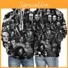 Loose Fit Unisex Skull Hoodie With Soft Material And Graphic Print