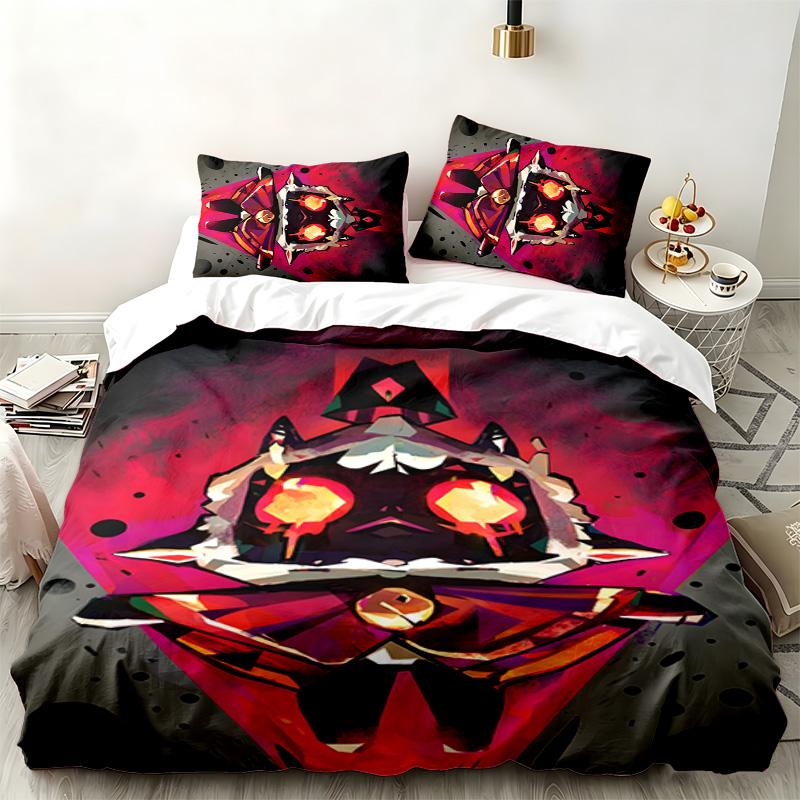 Cult of the Lamb 3pc set Perfect for bedroom use Comfortable bedding set includes a duvet cover and two pillowcases Ideal birthday or Christmas gift