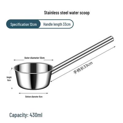Vattenkanna i rostfritt stål med långt handtag