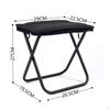 CrossSupport Stool Backpack Carry Aluminum Foldable Compact Camp Seat for
