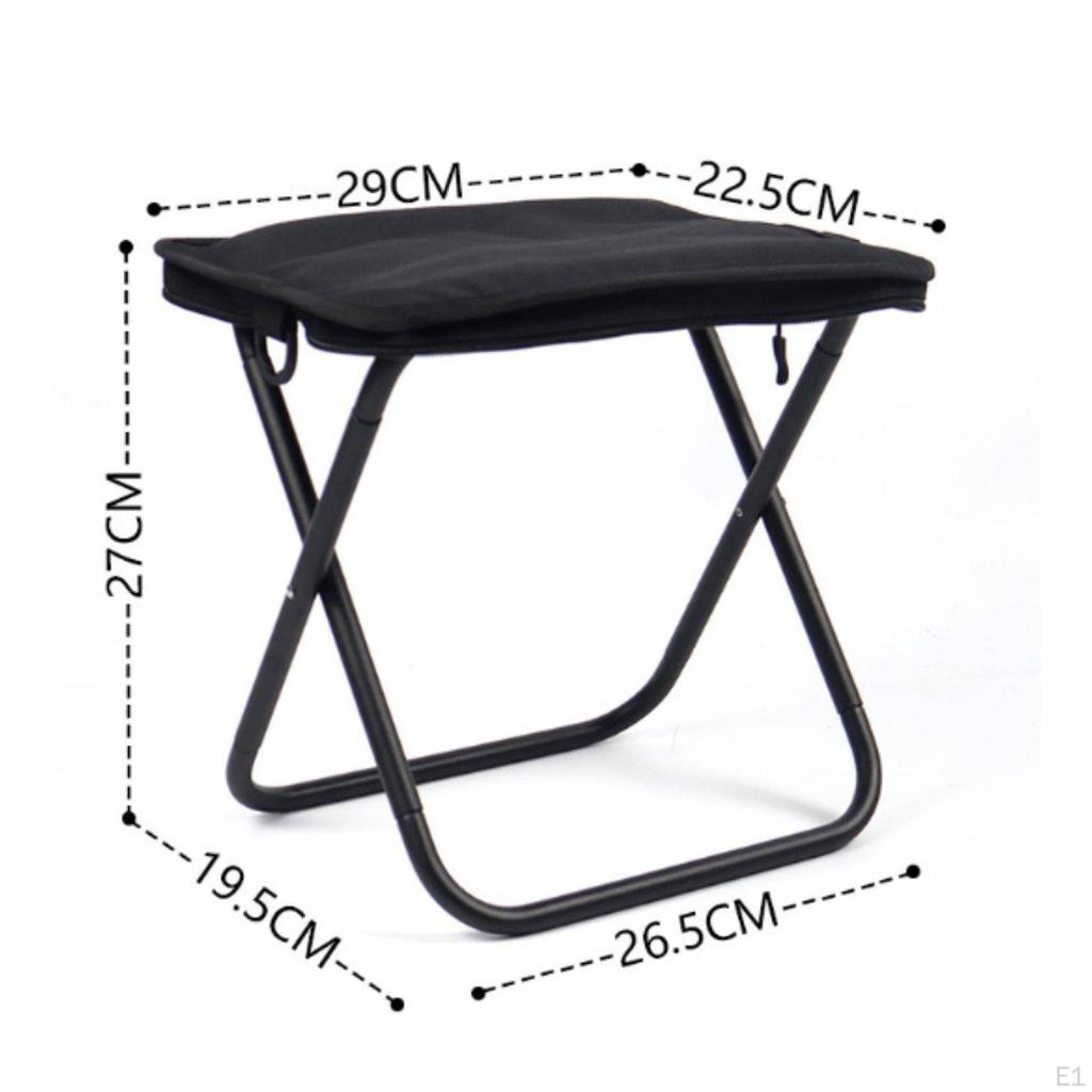 CrossSupport Stool Backpack Carry Aluminum Foldable Compact Camp Seat for