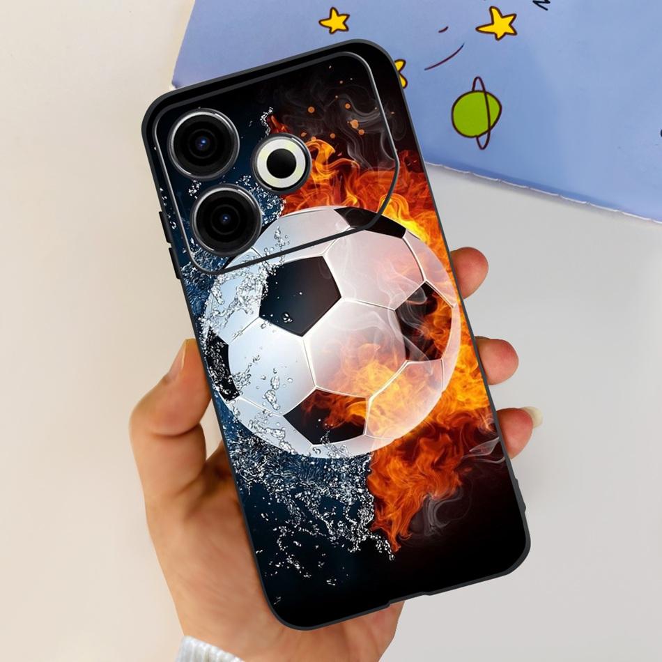 For Tecno Pova 6 Neo Phone Case Pova6 Neo 4G 2024 Elegant Printing Soft Silicone TPU Cases