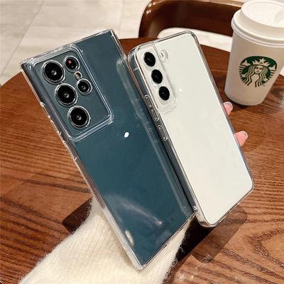 Custodia Morbida in Silicone Trasparente HD per Samsung Galaxy S22 S21 A53 A23 A12 Huawei Honor 50 60 Xiaomi Redmi Note 11 10C 10A iPhone 14 13 12 11 Pro Max Cover