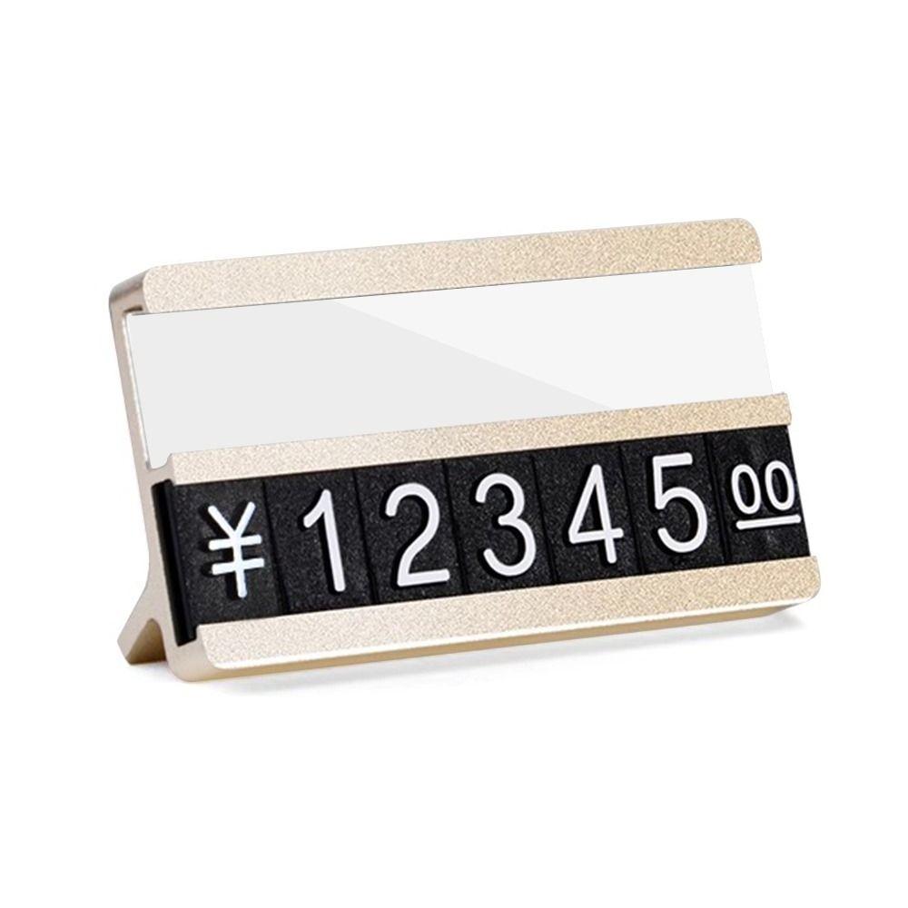 Metal Price Tag Gold/Silver/Black Display Tag Practical Shelf Label  Shop