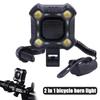 Bike Horn,Cycling Bell with Light,2in1 Waterproof USB Charging Bike 140dB Horn with High Bright Light for Scooter Night Cycling