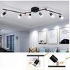 Adjustable 4-Head LED Ceiling Spotlight for Exhibition Halls