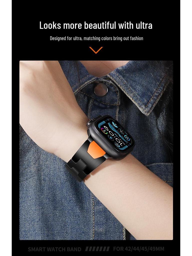 Apple Watch Ultra 3 Quick-Release H-Link Steel Business Band for Apple Watch 11