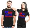 Girfriend Boyfriend T-Shirt Couple Matching Shirts for Men for Women Fit T-shirt