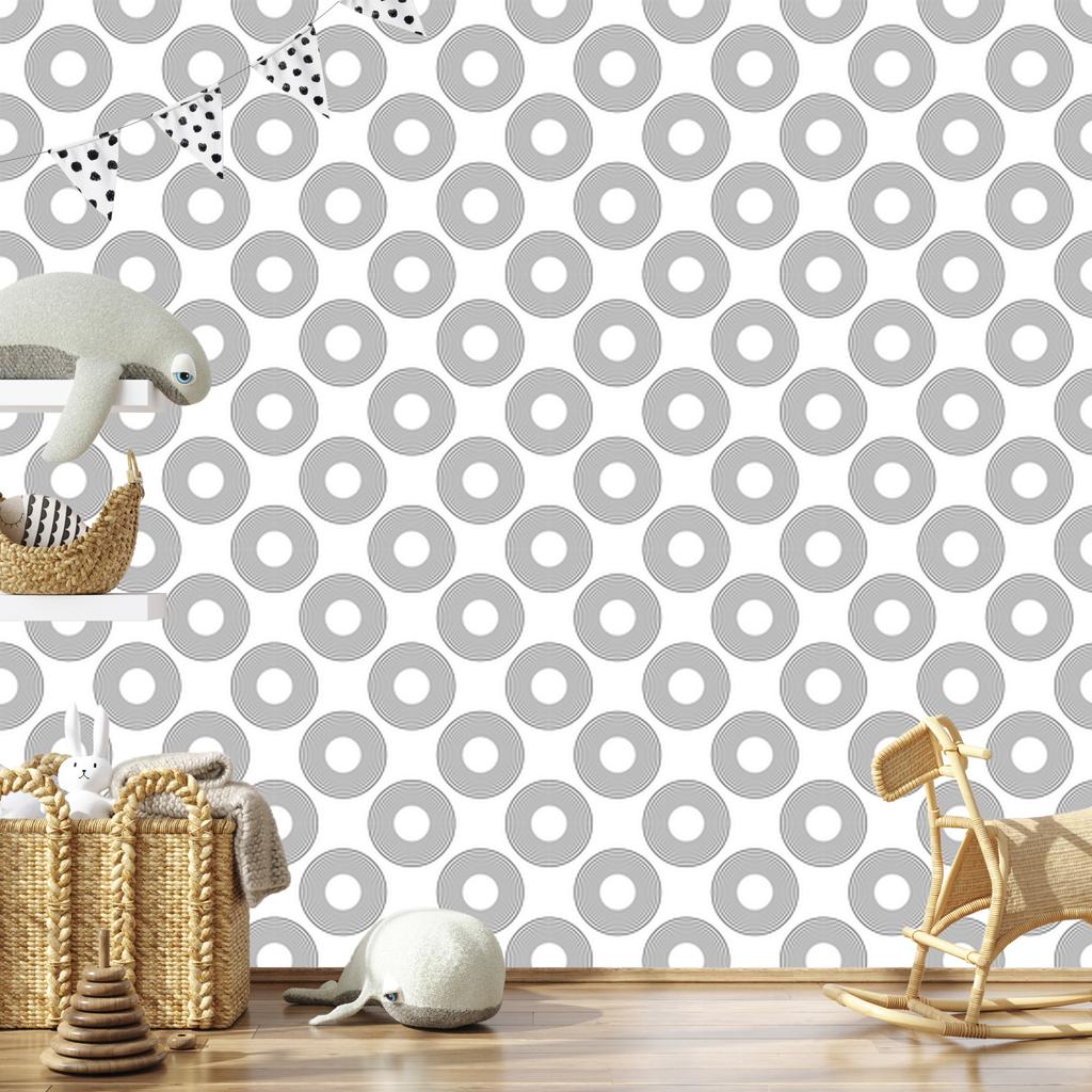 Geometric and circles wallpaper for living room and bedroom 50x1000