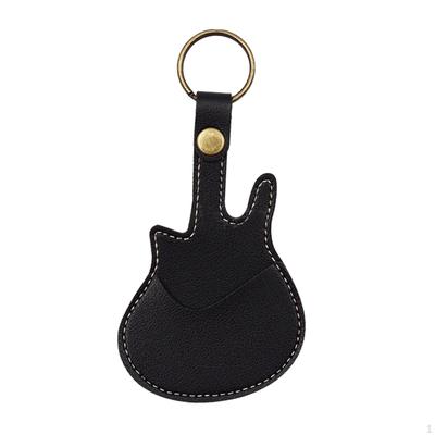 Porte-médiators de guitare, Housse pour médiators, Cuir PU