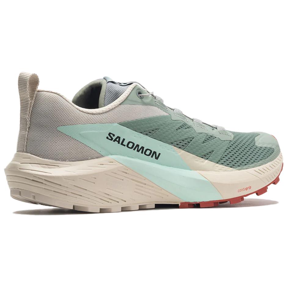 Salomon Sense Ride 5 Comfortable Lightweight Slip-Resistant Durable Low-Top Running Shoes Women running shoes Green White L47212300