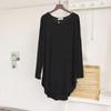 Women's Modal Irregular Short-Sleeve Tunic - Lightweight, Loose Fit for Spring/Summer, with Sun Protection