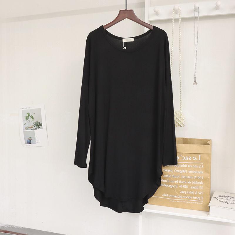 Women's Modal Irregular Short-Sleeve Tunic - Lightweight, Loose Fit for Spring/Summer, with Sun Protection
