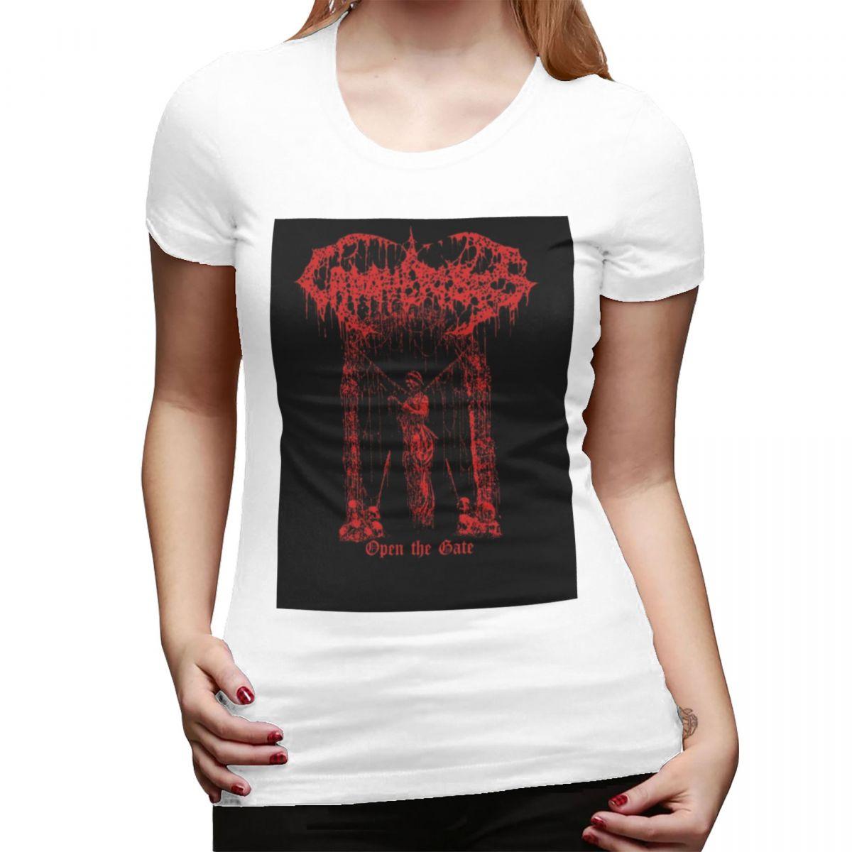 

Darkthrone Norwegian Black Metal Band TShirt for Women Round Neck Streetwear T Shirts Womens Short Sleeve Summer Clothes Tops S