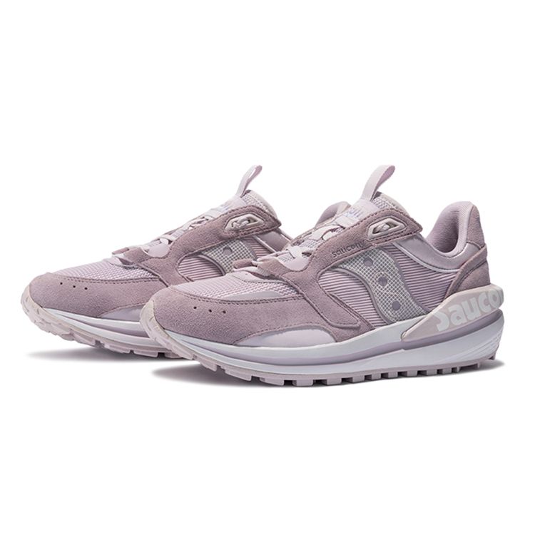 Saucony Jazz Classic Retro Fabric Cushioning Non-Slip Durable Breathable Low-Top Running Shoes Women sneaker Pink S69003-3