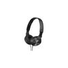 Sony MDR-ZX310 Headphones: Closed-back, Foldable, Black (Model MDR-ZX310 B)