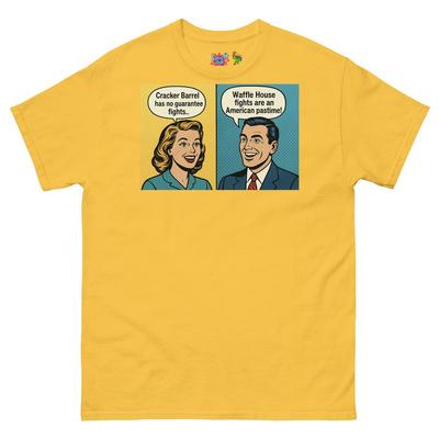Waffle House Fights/Cracker Barrel Funny T Shirt