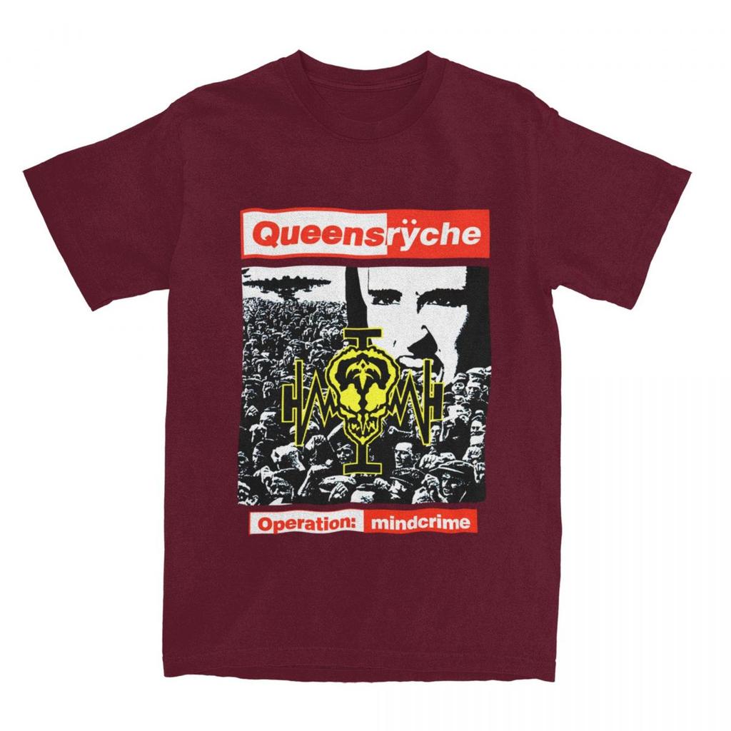 Queensryche Operation Mindcrime für Männer Frauen T-Shirts Merch Einzigartiges T-Shirt T-Shirt 100% Baumwolle Einzigartige Kleidung