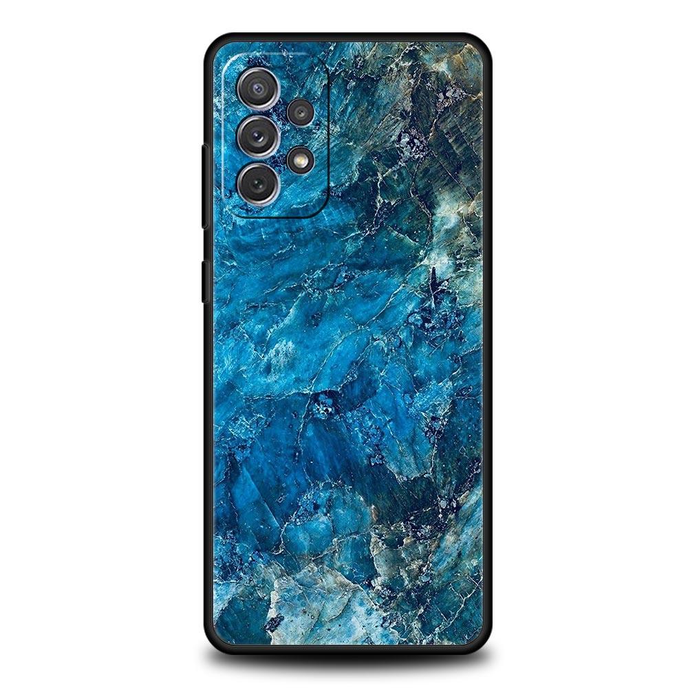 Marmor tinte und waschen Telefon Fall Für Samsung Galaxy A13 A51 A71 A41 A31 A21S A11 A01 A03S A12 A32 A52 A22 A23 a33 A53 A73 5G Abdeckung