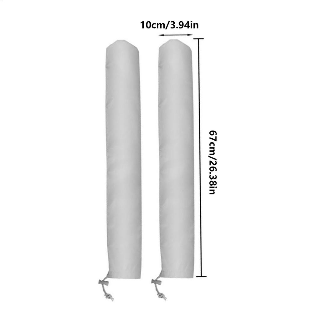 

2pcs 210D Oxford Cloth Windshield Wiper Cover Rain Protection Cold Winter Windshield Wiper Snow Cover Waterproof