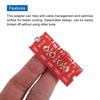 uxcell Length Extension Adapter Multipurpose SSD Extension Bracket Card Plate PCB Board PC Computer Case 2-Pack M2+ M.2 NGFF/NVMe 2242-2280