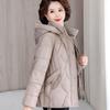 Autumn Winter Thicken Warm Parka Women Casual Solid Color Big Pocket Loose Short Hooded Coat Jackets Outwear