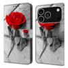 For iPhone 17 Pro Max Case Magnetic Clasp 3D Pattern Leather Wallet Phone Cover