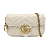 [Usato] Borsa a tracolla mini GG Marmont con logo dorato in pelle trapuntata effetto invecchiato - Molto Buono #13BBR0E