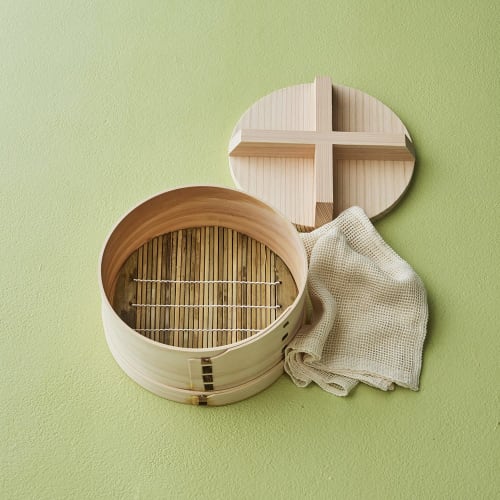 Nichinichi Tools Japanese Steamer, Steamer for Steaming, Steaming, Cloth, 100% Cotton, 40x40cm, Made In Japan