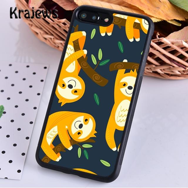 

Sloths floral Style For iPhone 17 Air 16 Phone Case Cover 15 14 plus 12 13 pro max coque Shell Fundas iPhone 14plus