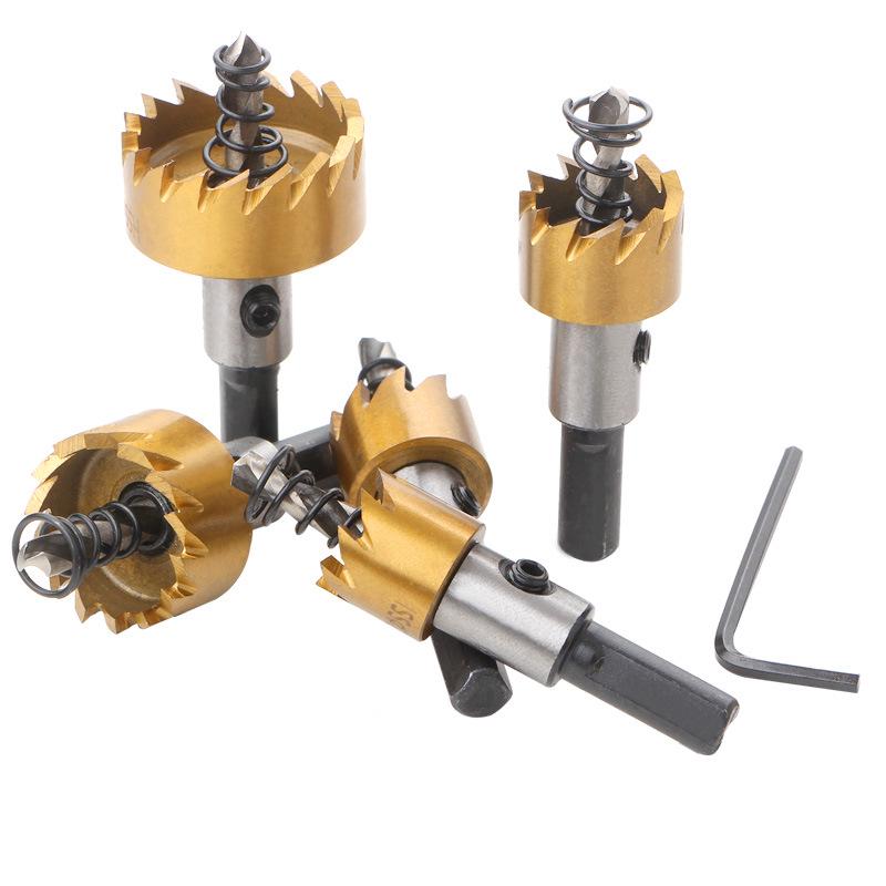 5-teiliges HSS-Lochsägen-Set für Metall mit Titanbeschichtung