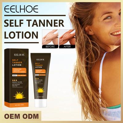 Samoopaľovací krém Rýchly na telo tvár Samoopaľovač Falošné opálenie Krém Solárium Make-up Podkladová báza Bronzer Výživné mlieko Starostlivosť o pleť 50g
