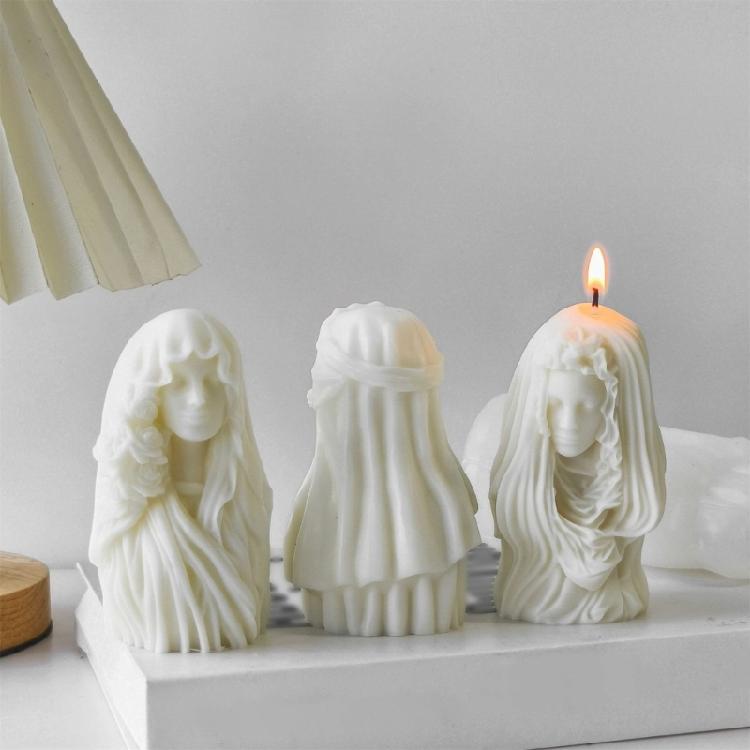 Vielseitige Göttinnen-Bilder Flexibles Silikonform Tragbares Zubehör zum Basteln Detaillierter Statuetten und Ornamente