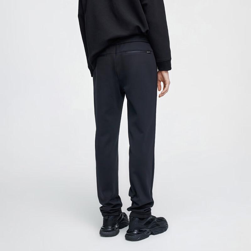 GIOVANNI VALENTINO Men's Fleece-Lined Straight-Fit Casual Trousers