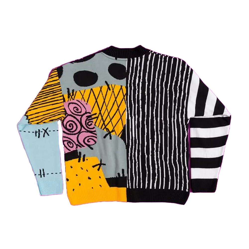 Nightmare Before Christmas Unisex Adult Patchwork Cardigan