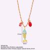 Collana Pesce Stile Boho Y2K per Donna Set da 3 Pezzi Carino Choker Stella Cuore Collari in Pietra Naturale Gioielli Estivi Trendy da Donna a Catena Lunga