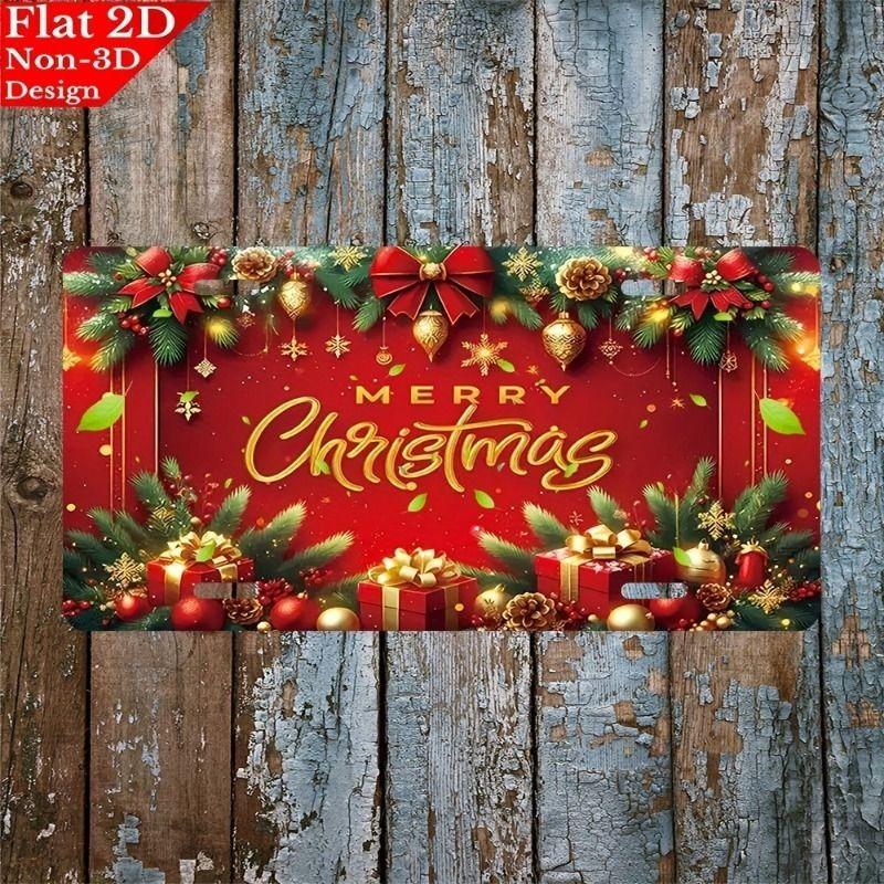 Motorcycle Souvenir License Plate, Metal Auto Wall Decor 15x30cm