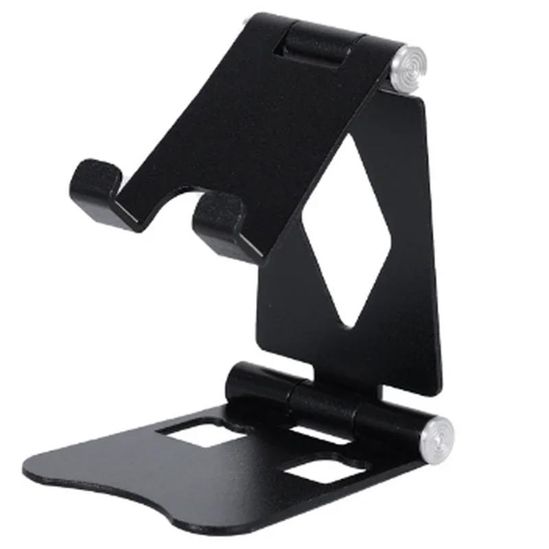 Aluminum Alloy Portable Phone Holder Stand For iPhone 15 14 13 12 Samsung Xiaomi Huawei Android Tablet Stand Desk Phone Trestle
