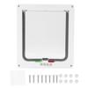 Pet Door Multiple Lock Modes Detachable Easy To Install Pet Gate Suitable for Cats Dogs