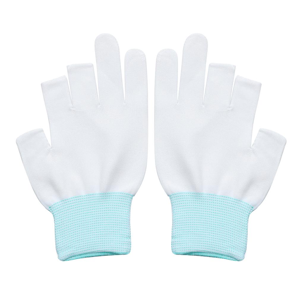 Cool Sunscreen Stretch Driving Mittens Anti-Slip Fishing Gloves Open/Half Fingers Sun Protection