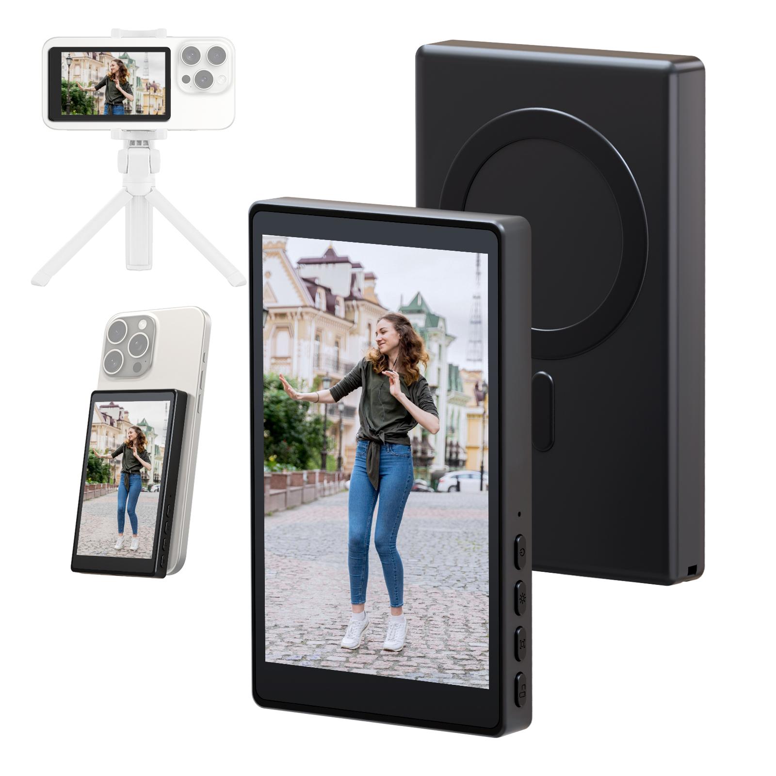 

Mobile Selfie Wireless Screen Mirroring Device Rear Camera Live Streaming Selfies Attraction Screen Sharing Device чорний