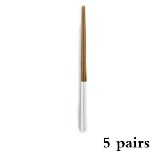 5pairs Wedding Party Chopsticks Durable Non-Slip Korean Chopstick Black Golden Chinese Chop Stick Sushi Dinnerware Japan Cutlery