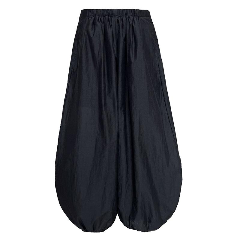 Oversized Spring Summer Elegant Fashion Women Lantern Pants Casual Loose Breathable Cotton Wide Leg Pants Women Clothing