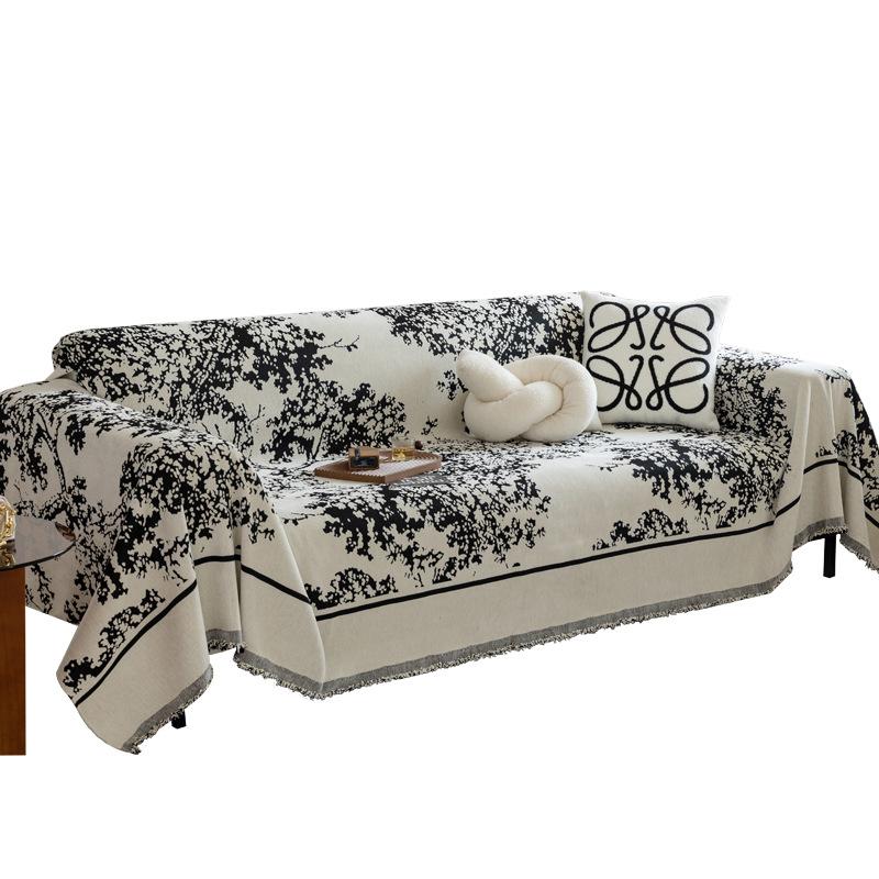 Chenille Jacquard Sofa Towel Four Seasons Universal Anti-Scratching Sofa Cover Cloth Whole All Wrapped Cover Cover Full-Cover Sofa Cushion