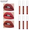 Julystar Lip Glaze ist nicht leicht zu verblassen und klebt nicht am Becher, feuchtigkeitsspendender matter leichter Lipgloss Make-up